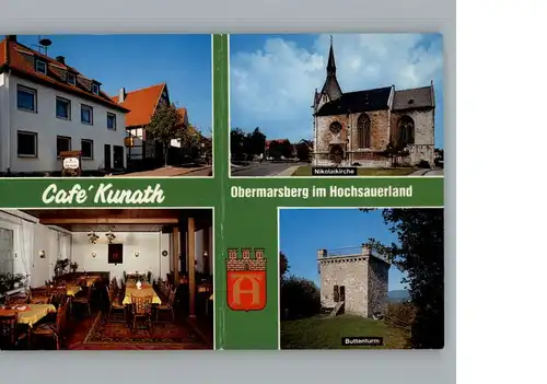 Obermarsberg Cafe Kunath kein AK-Einteilung /  /
