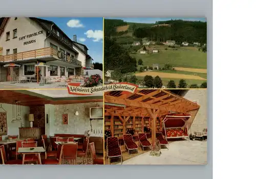 Schwalefeld Cafe Pension Fernblick / Willingen (Upland) /Waldeck-Frankenberg LKR