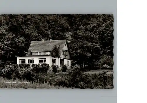 Herzhausen Gladenbach Pension Cafe Forsthaus / Dautphetal /Marburg-Biedenkopf LKR