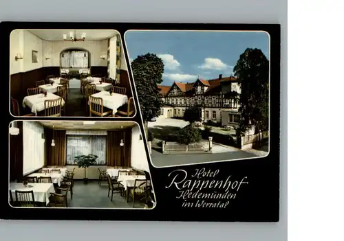 Hedemuenden Hotel Rappenhof / Hann. Muenden /Goettingen LKR