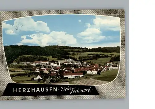 Herzhausen Gladenbach Fliegeraufnahme  / Dautphetal /Marburg-Biedenkopf LKR