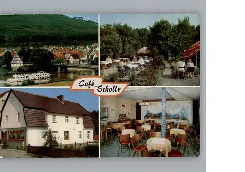 Gieselwerder Pension Cafe Scholle / Oberweser /Kassel LKR