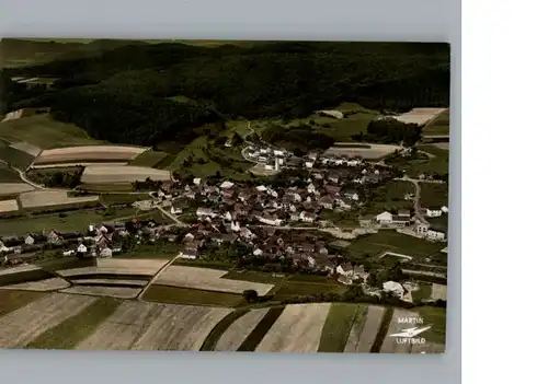 Herzhausen Gladenbach Fliegeraufnahme / Dautphetal /Marburg-Biedenkopf LKR