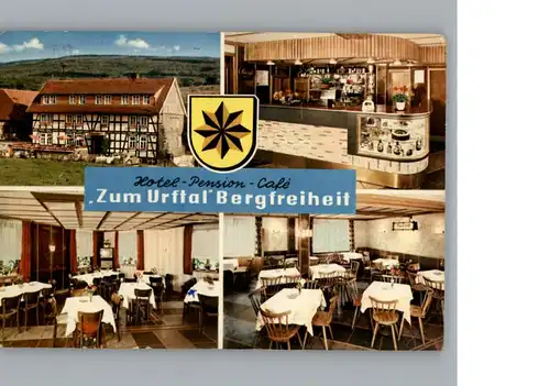 Bergfreiheit Hotel - Pension - Cafe Zum Urftal  / Bad Wildungen /Waldeck-Frankenberg LKR