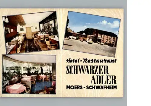 Schwafheim Hotel Restaurant Schwarzer Adler Keine Ak-Einteilung / Moers /Wesel LKR