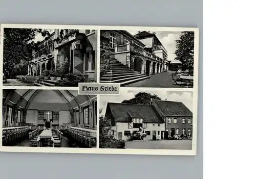 Hattingen Ruhr Erholungsheim Haus Friede / Hattingen /Ennepe-Ruhr-Kreis LKR