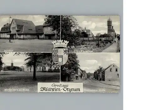 Styrum Bahnhof, Marktplatz, Oberhausener Str. / Oberhausen /Oberhausen Stadtkreis