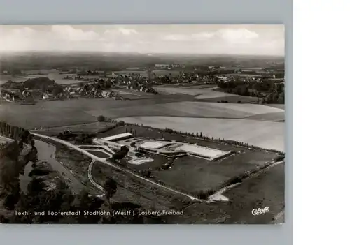 Stadtlohn Fliegeraufnahme, Losberg-Schwimmbad / Stadtlohn /Borken LKR