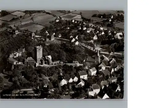 Hattingen Ruhr Fliegeraufnahme, Burg Blankenstein / Hattingen /Ennepe-Ruhr-Kreis LKR