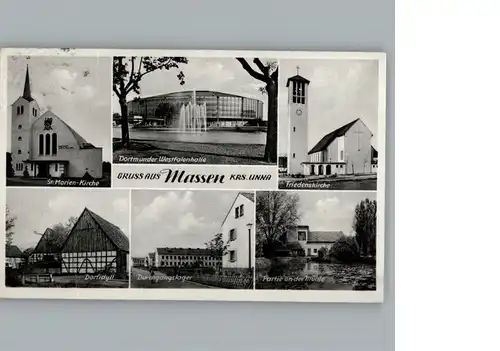 Massen Unna Durchgangslager Friedenskirche / Unna /Unna LKR