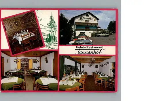 Bellinghausen Hotel - Restaurant Tannenhof / Koenigswinter /Rhein-Sieg-Kreis LKR