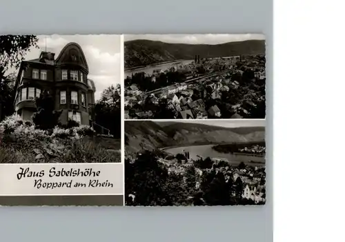 Boppard Rhein Haus Sabelshoehe / Boppard /Rhein-Hunsrueck-Kreis LKR