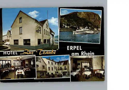 Erpel Rhein Hotel zur Traube  / Erpel /Neuwied LKR