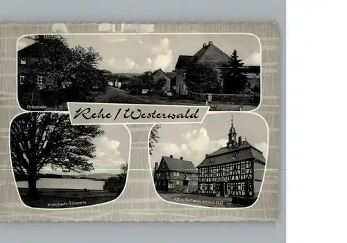 Rehe Ortststrasse, Altes Rathaus, Krombach-Talsperre /  /