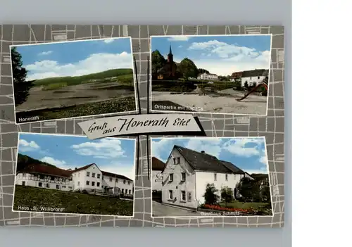 Honerath Adenau Gasthaus, Pension Schmitz, Haus St. Willibrord / Honerath /Ahrweiler LKR