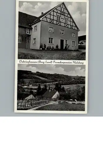 Dabringhausen Pension Malsberg / Wermelskirchen /Rheinisch-Bergischer Kreis LKR