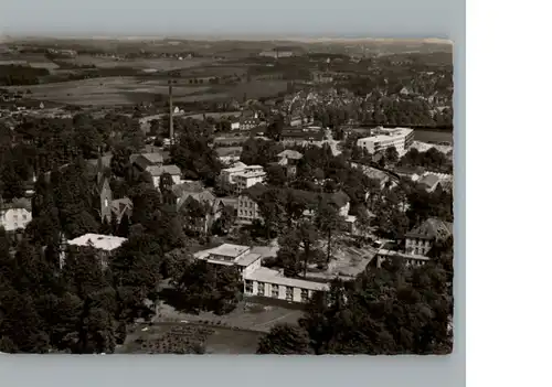 Luettringhausen Fliegeraufnahme, Evgl. Krankenanstalten Stiftung Tannenhof / Remscheid /Remscheid Stadtkreis