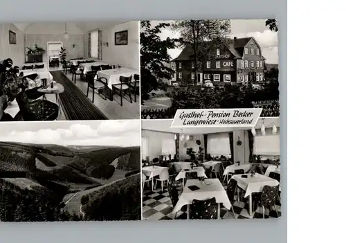 Langewiese Gasthof, Pension Becker / Winterberg /Hochsauerlandkreis LKR