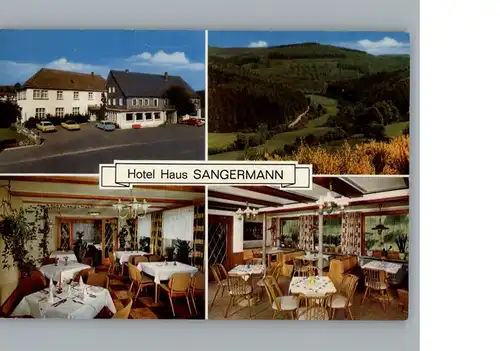 Oberveischede Hotel Haus Sangermann / Olpe /Olpe LKR