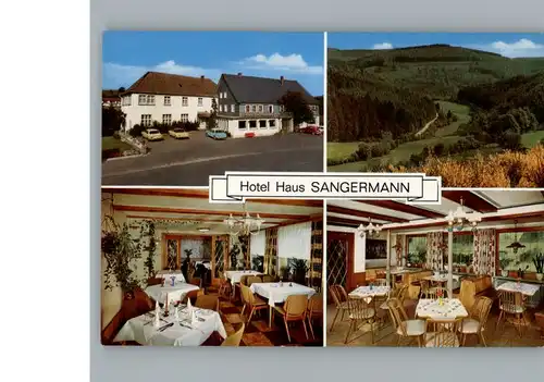 Oberveischede Hotel Haus Sangermann / Olpe /Olpe LKR