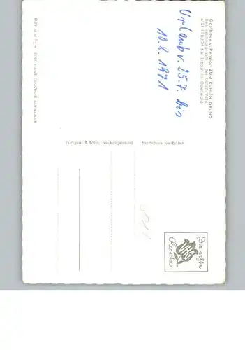 Erbuch Gasthaus, Pension Zum kuehlen Grund / Erbach /Odenwaldkreis LKR