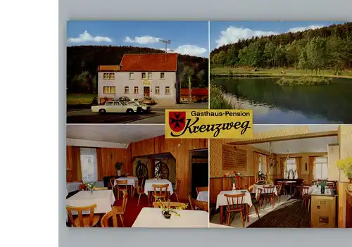 Mossautal Gasthaus, Pension Kreuzweg / Mossautal /Odenwaldkreis LKR