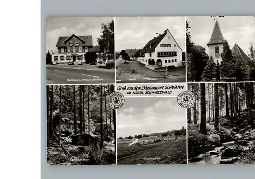 Schwann Gasthaus, Pension Waldhorn, ... / Straubenhardt /Enzkreis LKR