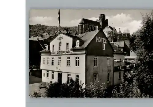 Oberwesel Rhein Hotel Goldner Pfropfenzieher / Oberwesel am Rhein /Rhein-Hunsrueck-Kreis LKR