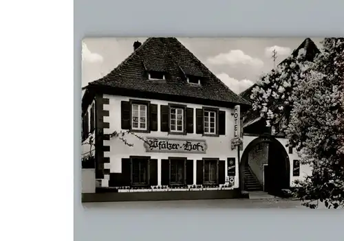 Albersweiler Hotel Pfaelzer Hof / Albersweiler /Suedliche Weinstrasse LKR