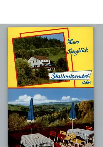 Stallenkandel Cafe - Restaurant - Pension Haus Bergblick / Wald-Michelbach /Bergstrasse LKR