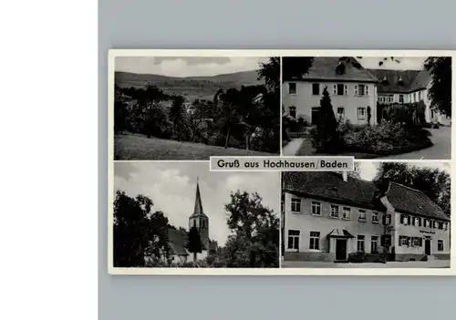 Hochhausen Neckar Gasthaus Zur Krone / Hassmersheim /Neckar-Odenwald-Kreis LKR