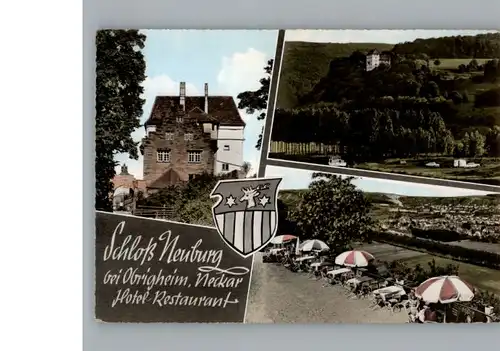 Obrigheim Baden Hotel - Restaurant Schloss Neuburg / Obrigheim /Neckar-Odenwald-Kreis LKR