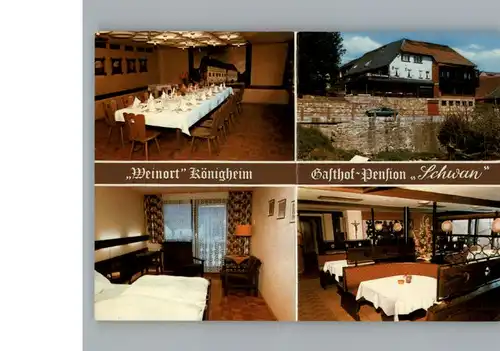 Koenigheim Gasthof - Pension sschwan / Koenigheim /Main-Tauber-Kreis LKR