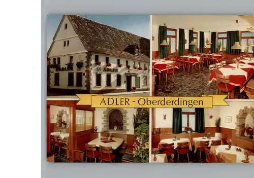 Oberderdingen Pension, Gaststaette Adler  / Oberderdingen /Karlsruhe LKR