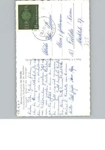 Eisental  / Buehl /Rastatt LKR