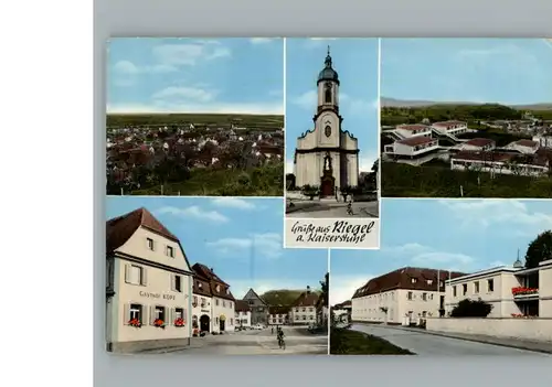 Riegel Kaiserstuhl Gasthof Kopf, ... / Riegel am Kaiserstuhl /Emmendingen LKR