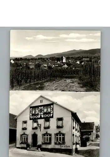 Britzingen Gasthaus zum Hirschen / Muellheim /Breisgau-Hochschwarzwald LKR