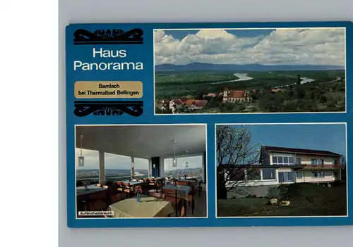 Bamlach Gasthaus Haus Panorama / Bad Bellingen /Loerrach LKR