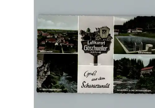 Goeschweiler Schwimmbad / Loeffingen /Breisgau-Hochschwarzwald LKR