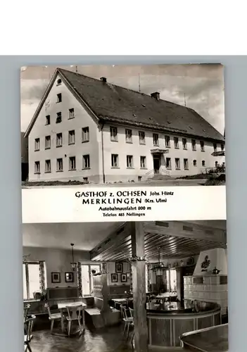 Nellingen Alb Gasthof Merklingen / Nellingen /Alb-Donau-Kreis LKR