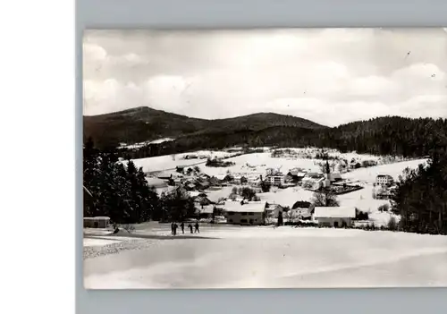 Achslach Winterkarte, Hotel Jaegerhof / Achslach /Regen LKR