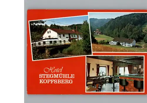 Kopfsberg Hotel Stegmuehle / Neuburg a.Inn /Passau LKR