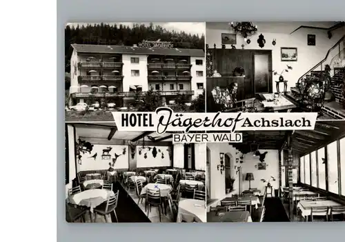 Achslach Hotel Jaegerhof / Achslach /Regen LKR