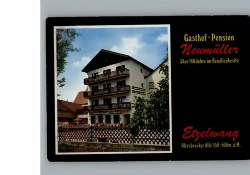 Etzelwang Gasthof Neumueller / Etzelwang /Amberg-Sulzbach LKR