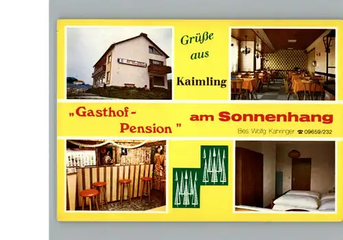 Kaimling Gasthof Pension am Sonnenhang / Vohenstrauss /Neustadt Waldnaab LKR