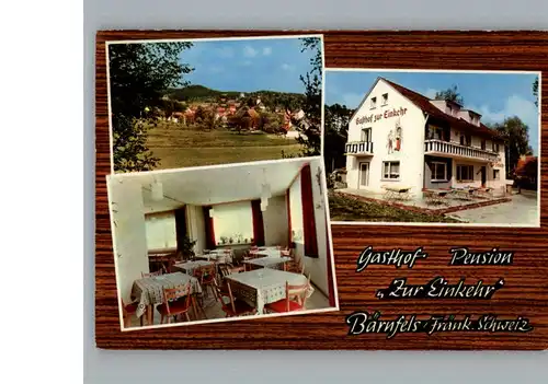 Baernfels Gasthof, Pension Zur Einkehr / Obertrubach /Forchheim LKR