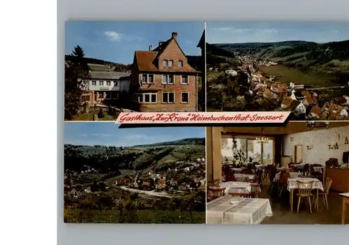 Heimbuchenthal Gasthaus, Pension Zur Krone / Heimbuchenthal /Aschaffenburg LKR