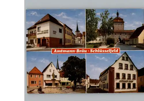 Schluesselfeld Hotel Amtmann Braeu / Schluesselfeld /Bamberg LKR
