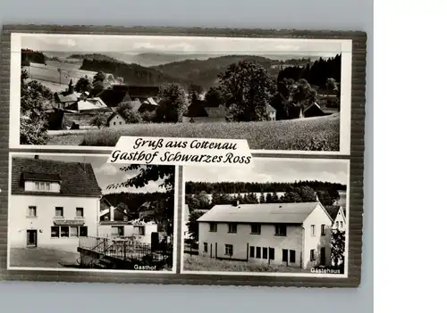 Cottenau Oberfranken Gasthof Schwarzes Ross / Wirsberg /Kulmbach LKR