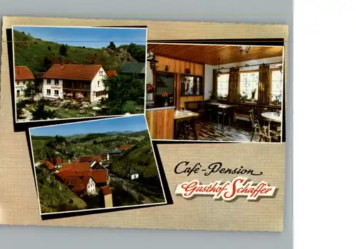 Haselbrunn Oberfranken Gasthof Pension Schaffer / Pottenstein /Bayreuth LKR